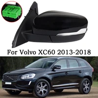 Conjunto de espejo retrovisor para coche, montaje de espejo plegable eléctrico con calefacción, señal de giro automática, para Volvo XC60, 2013, 2014, 2015, 2016, 2017, 2018