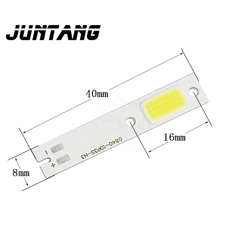 High-power car headlight chip C6/COB/H3 light source size 40*8mm power 15w lamp bead chip universal best-selling model