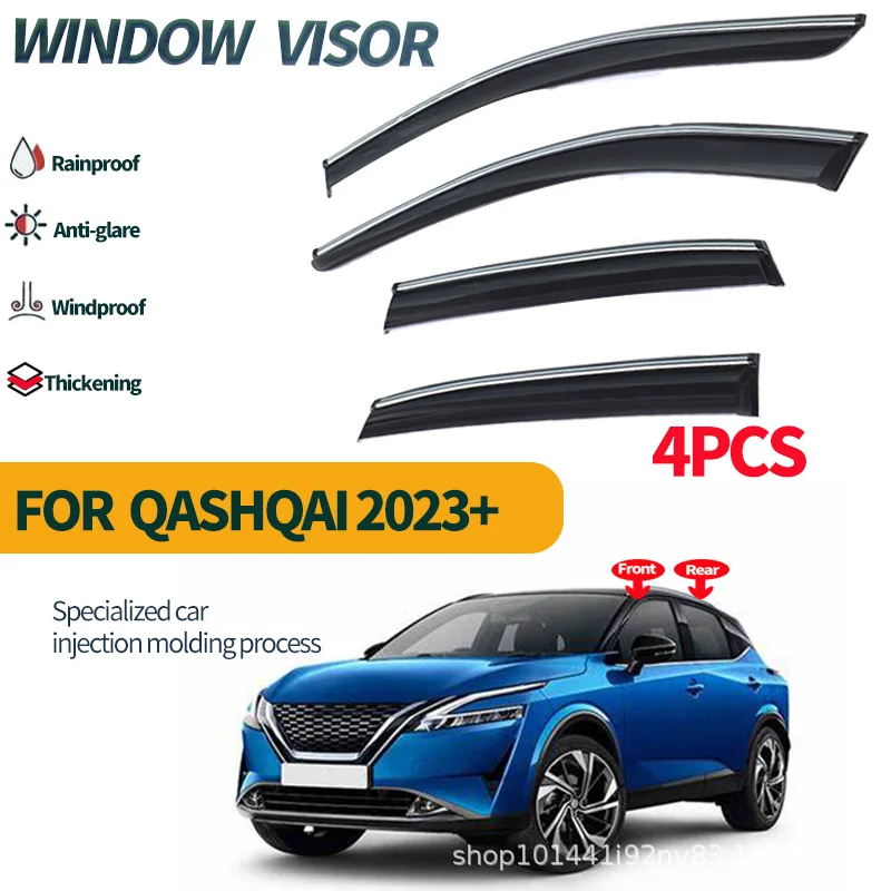 

Suitable for Nissan QASHQAI car window rain shield FOR nissan QASHQAI 2023+Window visors auto accessories