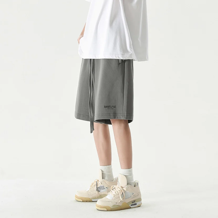 

Men's Summer Thin Loose Cotton Baskeall orts Youth Large Size Spor Straight Leg Casual Pants Comfortable Breathable Coo...