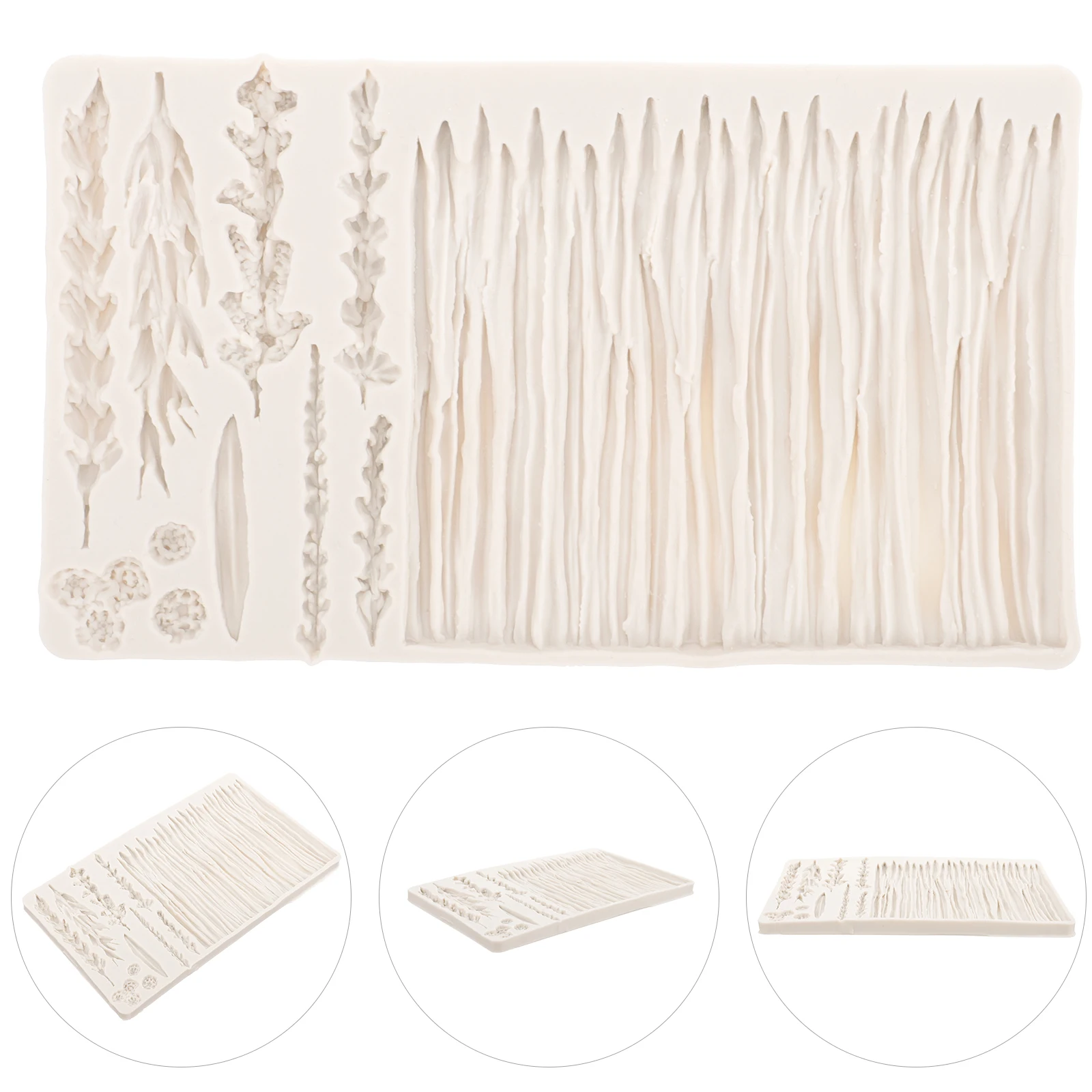 

Ears of Wheat Seaweed Silicone Cake Decor Molds Kitchen Fondant Baking Tools DIY Chocolate Pans Non Stick Practical
