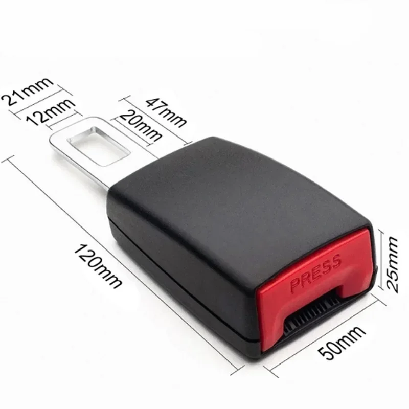 1Pc Car Safety Belt Extender Seat Belt Cover Seat Belt Padding Extension Buckle Plug Buckle Seatbelt Clip Car Accessories image 5