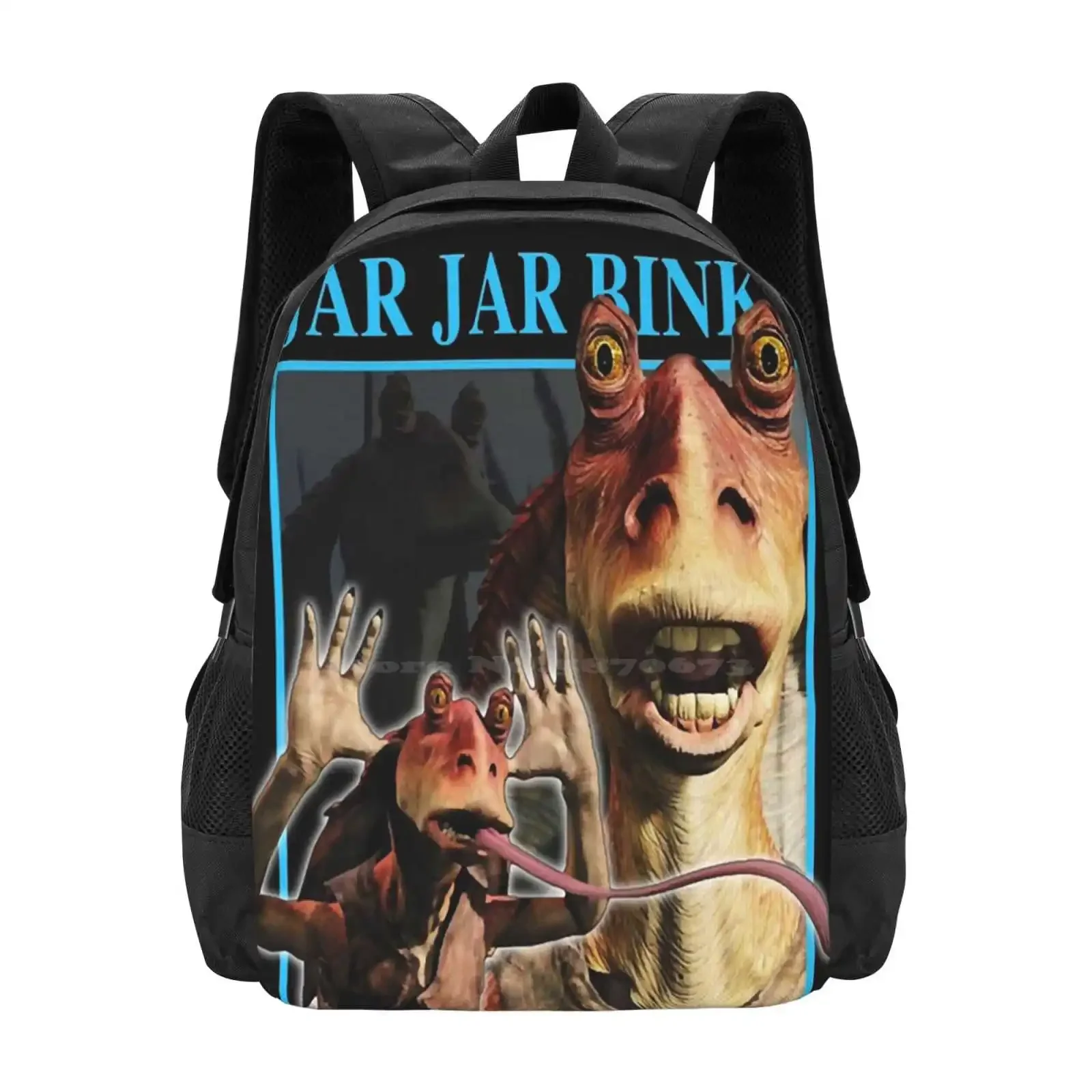 

Retro Jar Jar Binks Graphic Hot Sale Schoolbag Backpack Fashion Bags Retro Jar Jar Binks Graphic