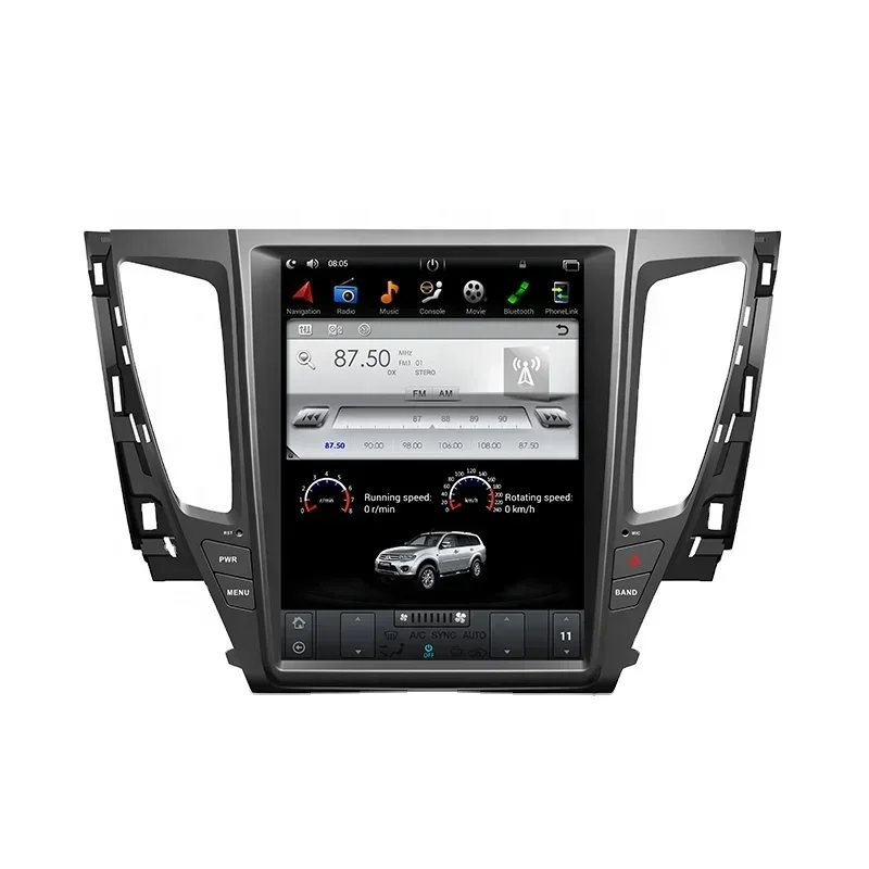 2025Car Stereo Android Auto 400 Watt Subwoofer for Pajero