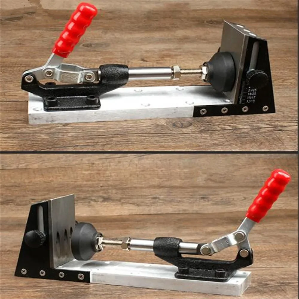 Localizador de perforación de agujeros oblicuos de aleación de aluminio, herramienta fija para carpintería, equipo, Pin de registro, perforadora Manual