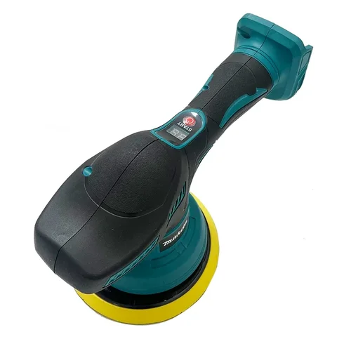 Imagen 2 del producto Pulidor inalámbrico Makita, pulidor eléctrico con pantalla Digital de 8 velocidades, máquina pulidora y encerado para coche, batería de litio de 18V