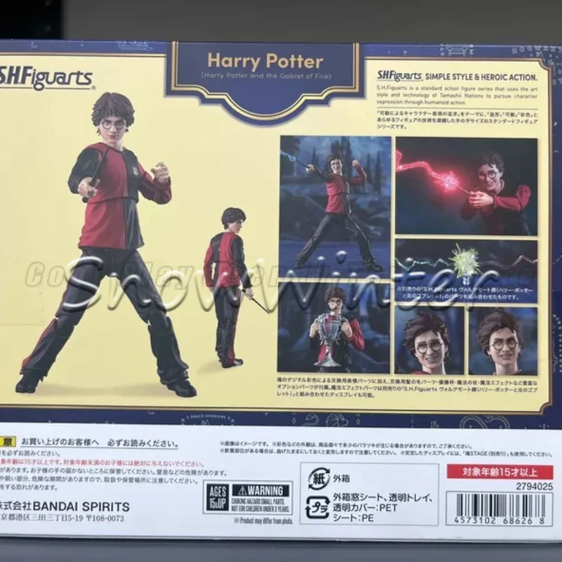 【In‑stock】Bandai SHF Harry Potter Goblet of Fire Wizard Action Figure, Brand New Boxed Collectible Display Model