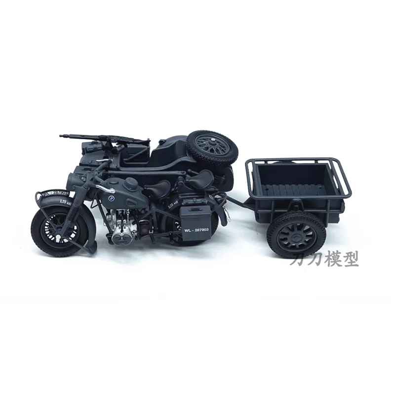 

1/24 Scale German R75 Three-Wheeled Motorcycle With MG42 Heavy Machine Gun Simulation Finished Toy Collection