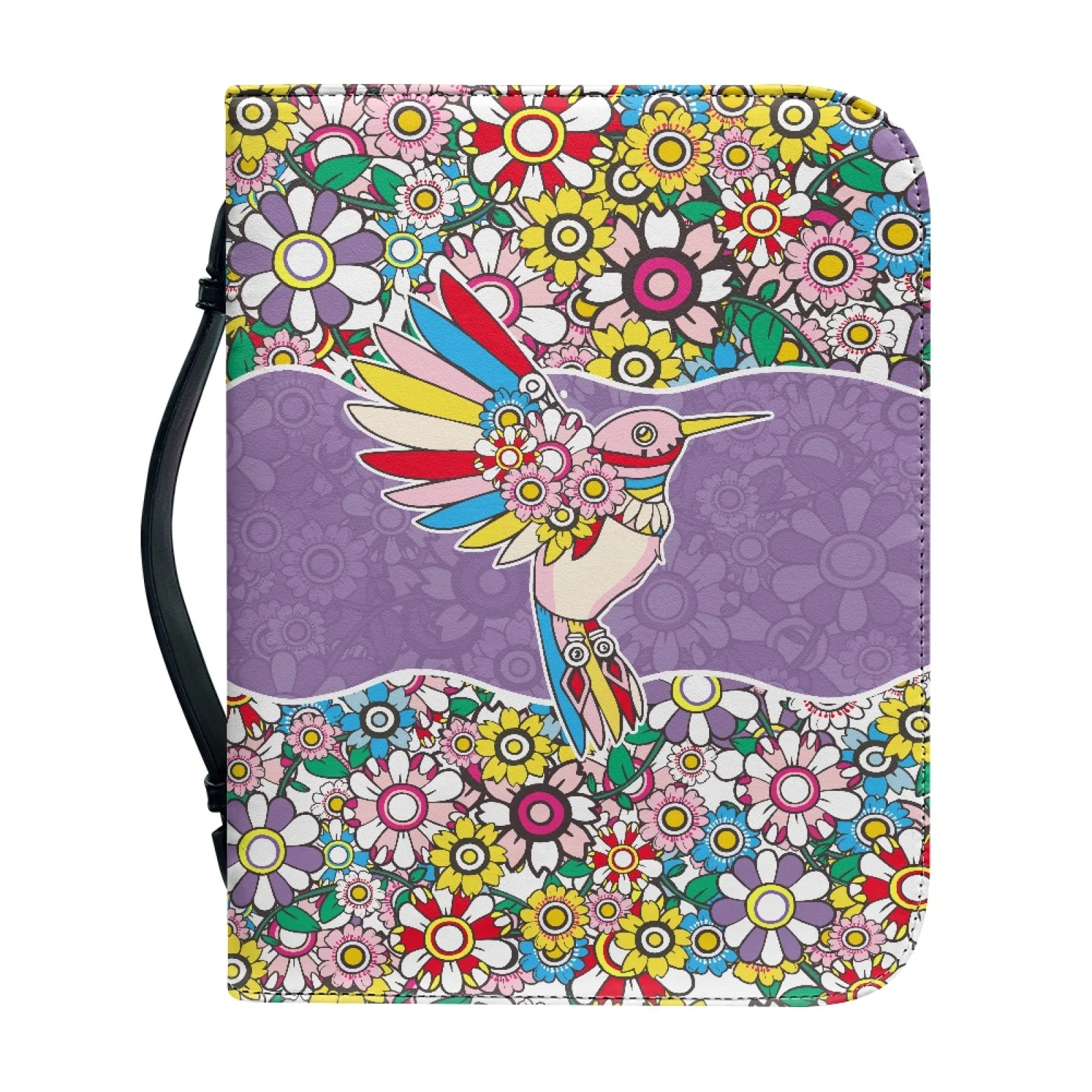 XIXIRIMIDO Book Carrying Bag Protective Bible Bag for Outdoor Women Colorful Floral Pattern 2026 Collection