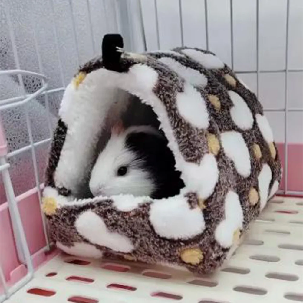 Warm Hamster House Soft Beds And Houses Rodent Cage For Hamster Hedgehog Squirrel Rats Cotton Guinea Pig Accessories Animal