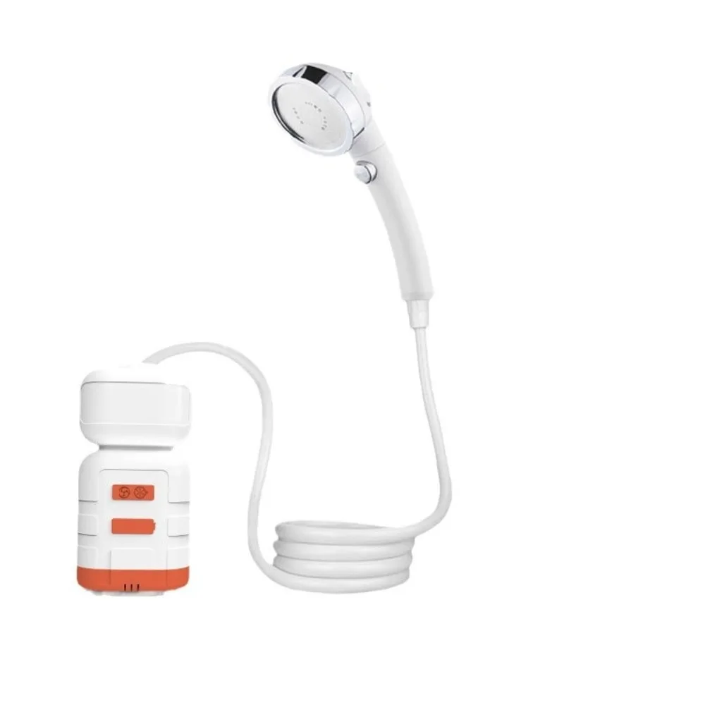 

Перезаряжаемый походный душ с аварийным освещением, электрическая душевая лейка из ABS-пластика, водонепроницаемая, многофункциональная