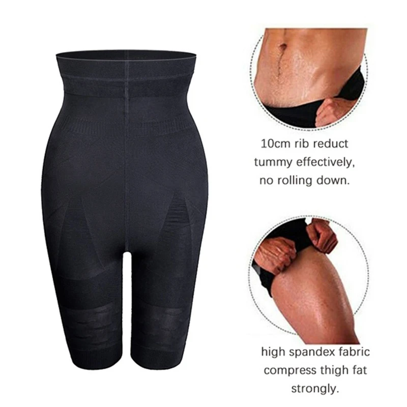 Moldeador de Cuerpo Adelgazante para hombre, entrenador de cintura alta, bragas de Control, ropa interior de compresión, pantalones cortos