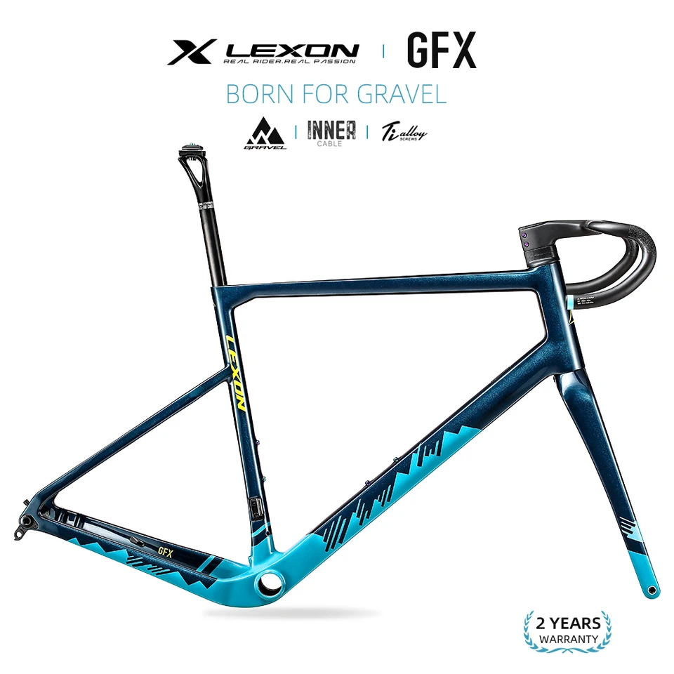 2024 Lexon GFX Carbon Gravel Frame Ultra Light Disc Brake Gravel