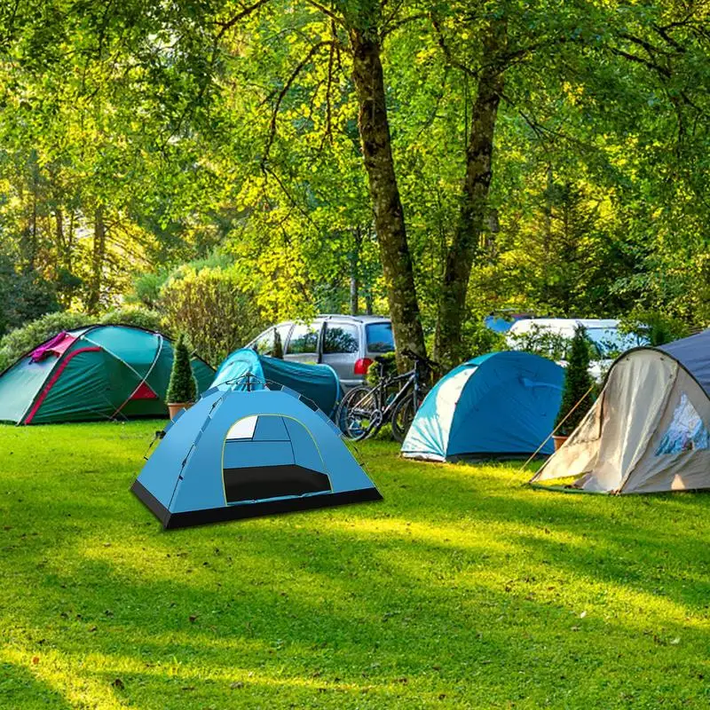 2 osoby na zewnątrz namiot rozkładany automatycznie wodoodporny namiot Camping rodzina Llightweight Instant namiot turystyczny z 2 drzwiami