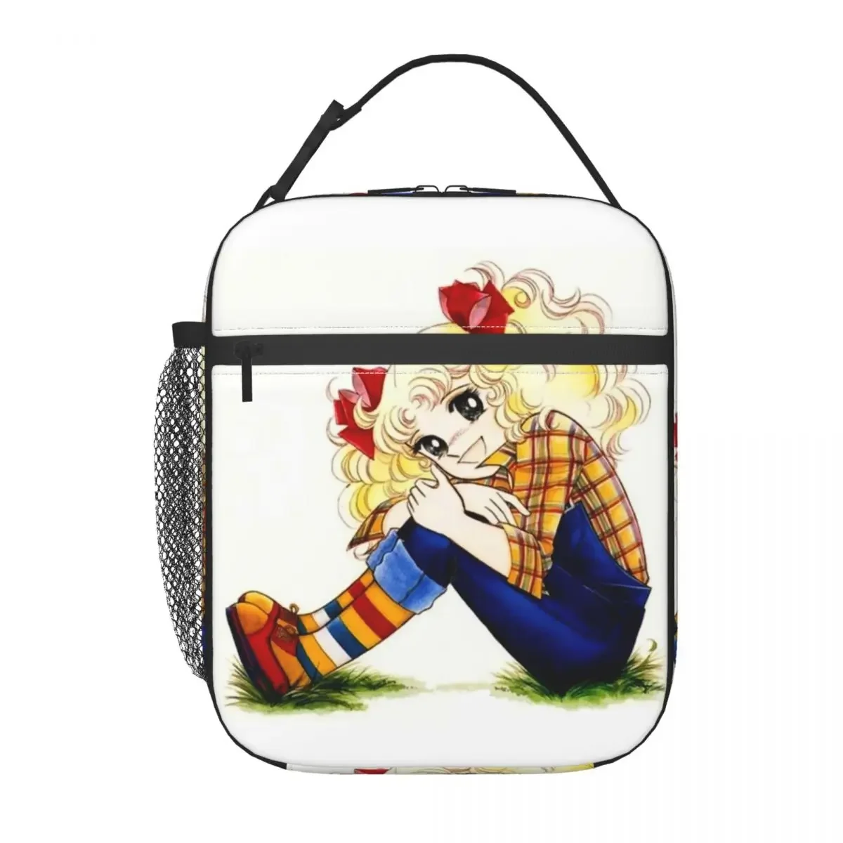 Candy Candy Anime Manga Thermal Insulated Lunch Bags Women Resuable Lunch Container for Work School Travel Storage Food Box