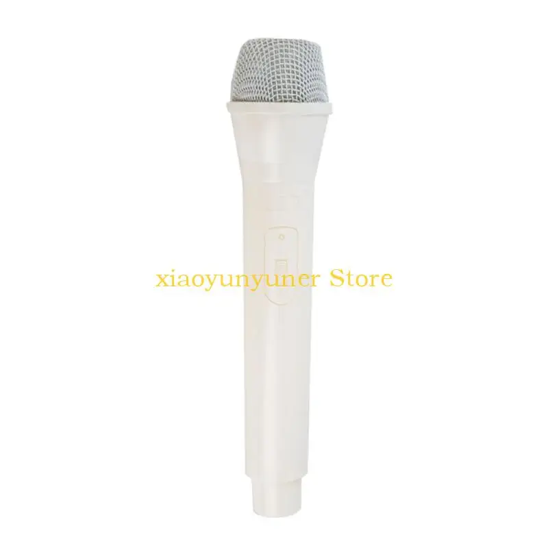 P9JB Microphones Kids Props Fake Play Pretend Costume Microphones Plastic Karaoke Props Childrens Cosplay Toddler Wireless News