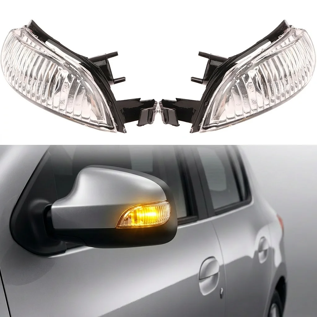 1/2PCS Automotive Reverse Mirror Signal Light 261600509R for Logan Sandero II Easy Plug-and-Play Side Lamp for Quick Replacement