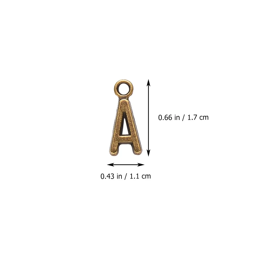 

26pcs Pendant Diy Jewelry Pendant Alloy DIY Jewelry Accessories Vintage English Charms for Necklace Bracelet Crafting