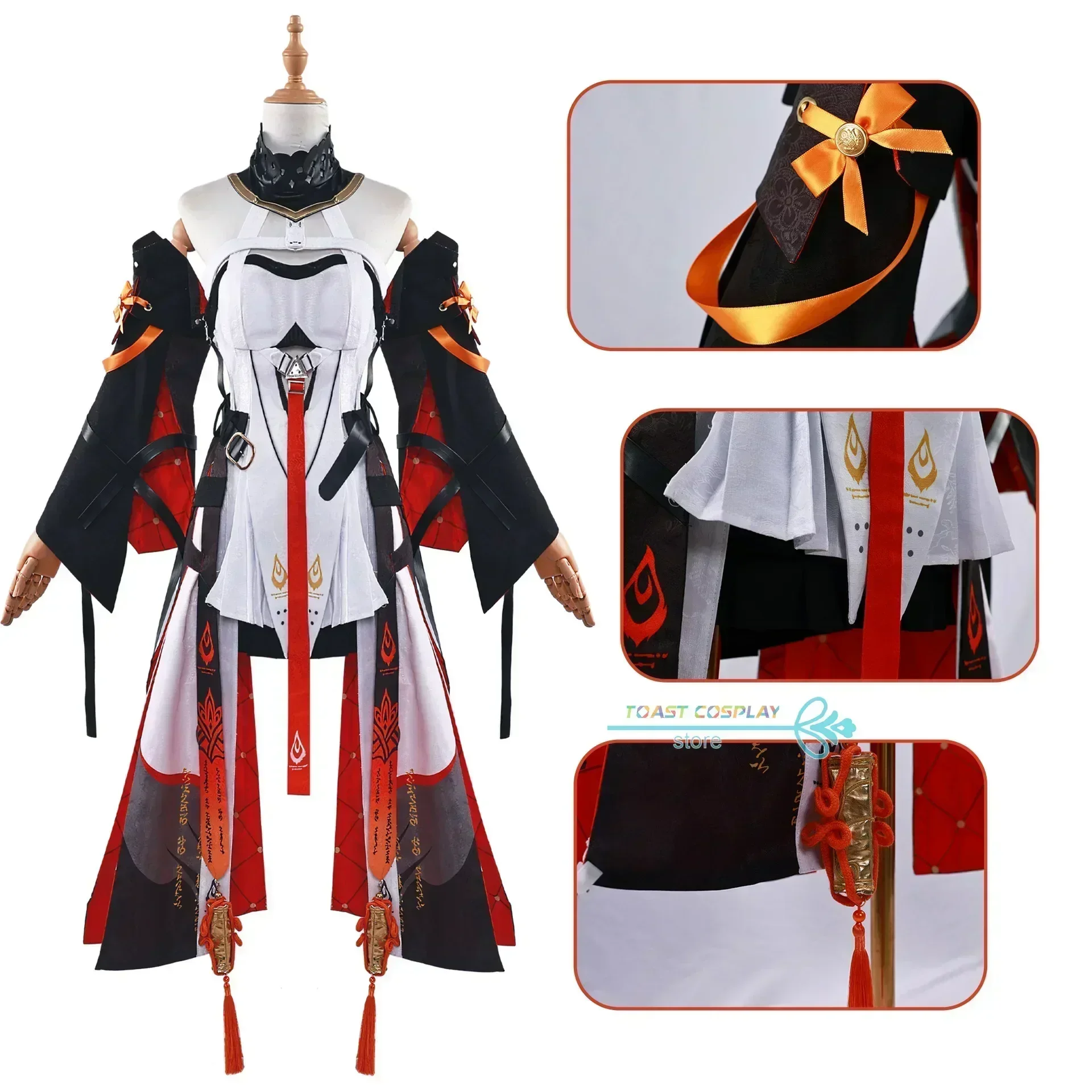 Changli Cosplay Game Wuthering Waves Changli Cosplay Costume Anime Suits Party Role Play Outfits Halloween Dress Uniform