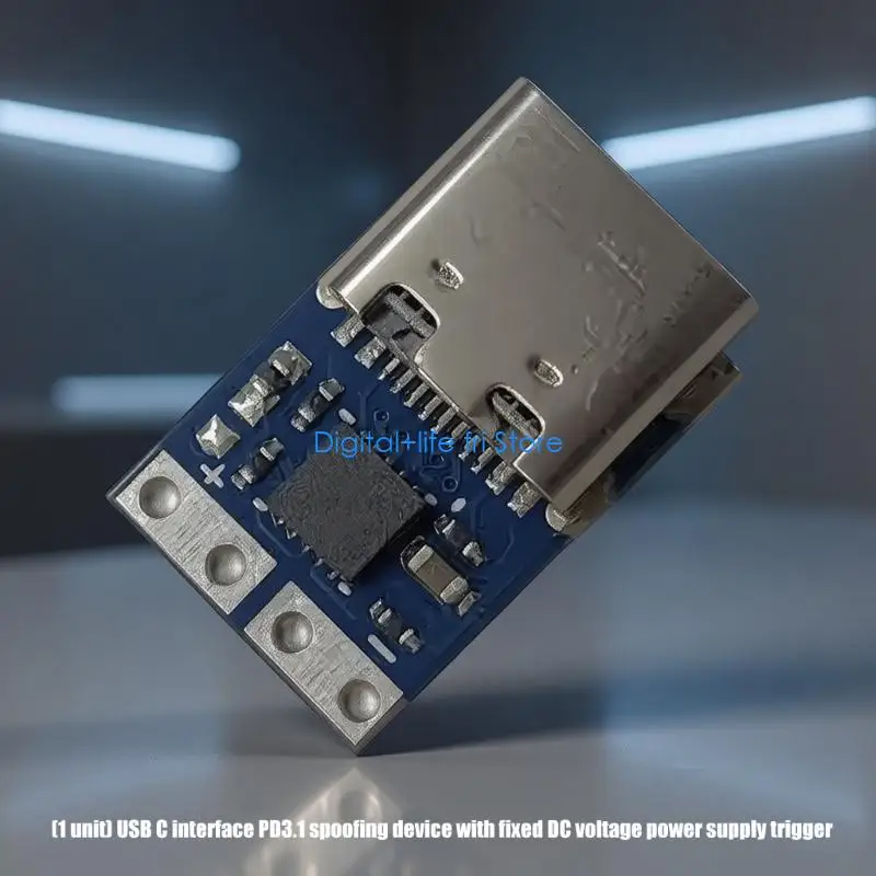 E06D USB C PD3.1 Triggers Module 9V 12V 15V 20V Fixed Voltages Output For Laptop