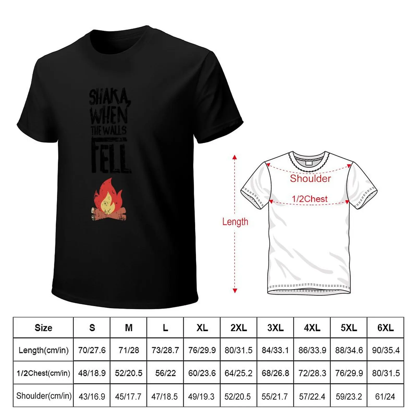 Shaka, When The Walls Fell T-Shirt Sun Block Outdoor T-Shirt