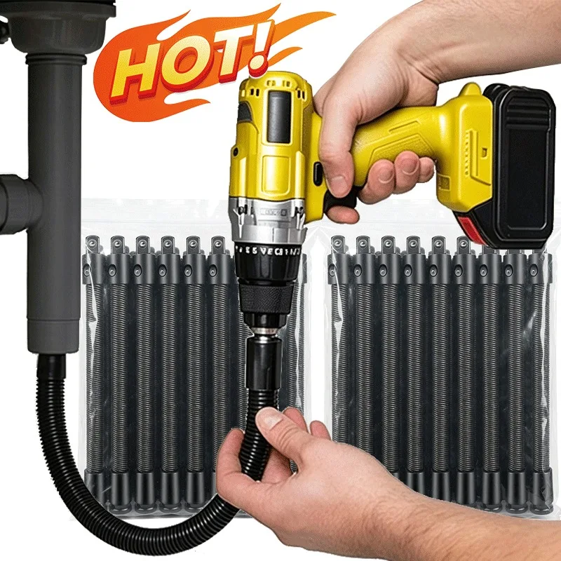 

Electric Wrench Extension Universal Shaft Sleeve Extension Rod S2 Steel Multi Angle Shaft Firm Clamping Anti Slip Repair Tool