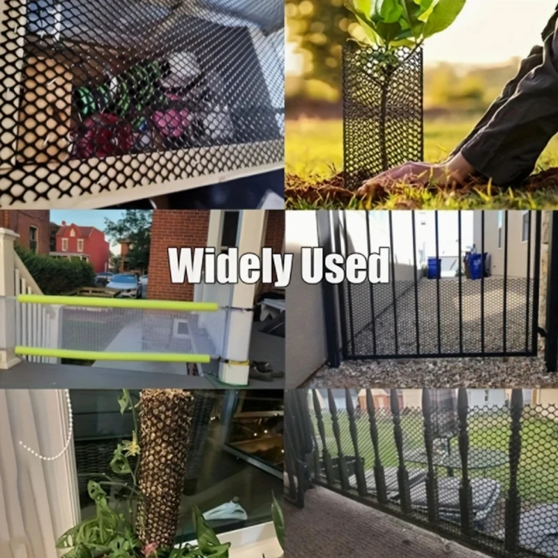 لفة سياج بلاستيكية شبكة حديقة شبكة دواجن شبكة سياج حديقة سياج دجاج البستنة شبكة زهور سياج سداسية #2