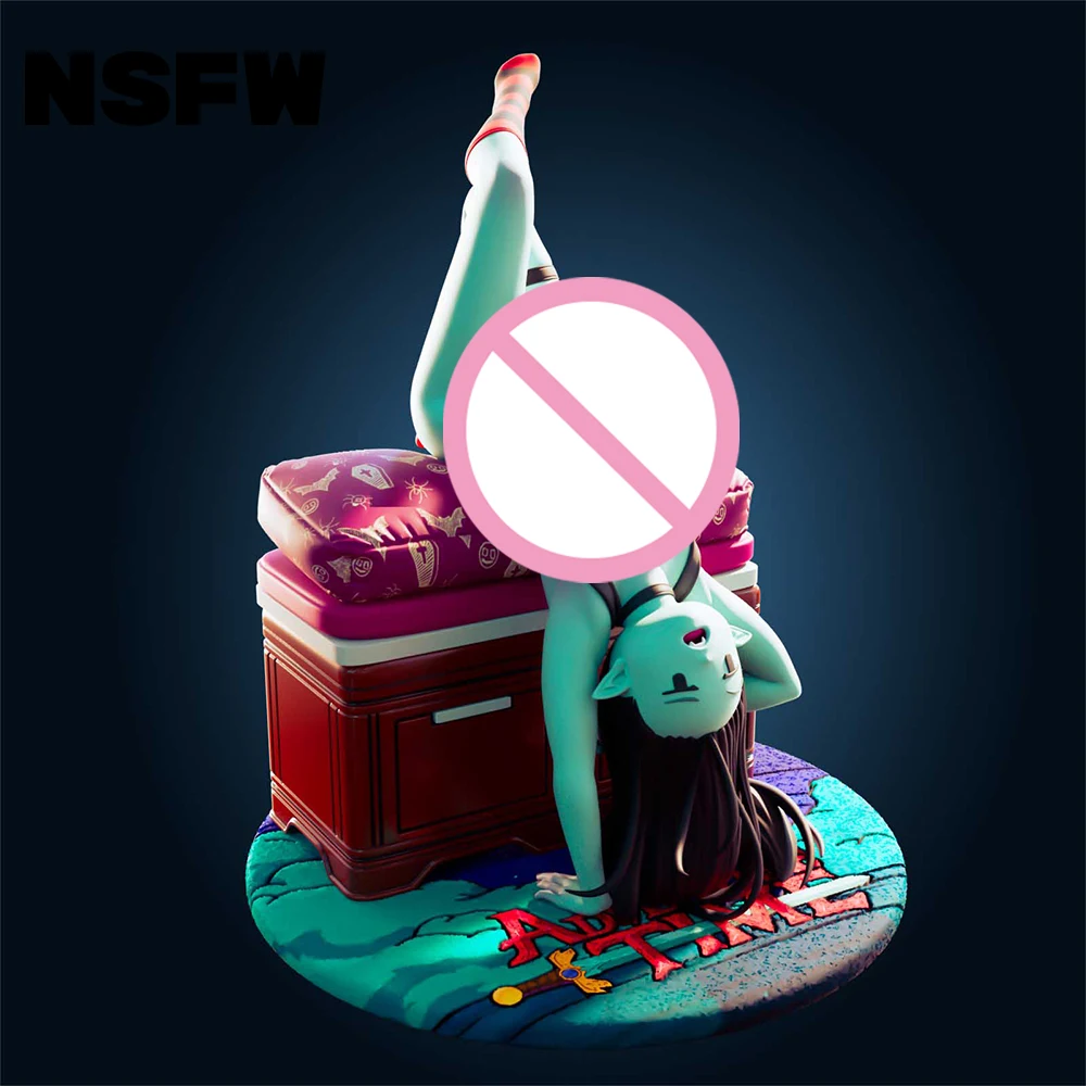 

FUTA Beautiful Girl 1/24 Scale Resin Figure Model Kit Sexy Diorama Unassembled Unpainted Doll 3D Printing DIY Statue Crafts Toy