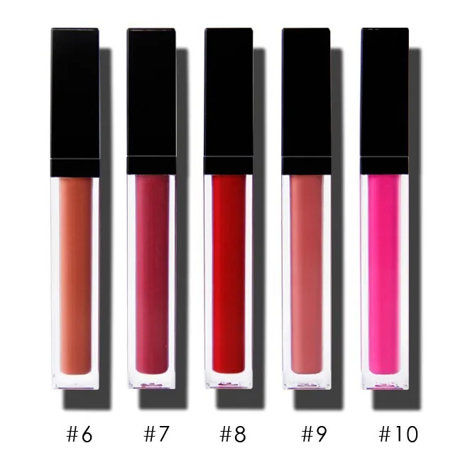 44 kleuren waterdichte vloeibare lippenstift mat fluwelen klei textuur lipgloss Boheemse stijl bruin blijvende non-stick cup make-up