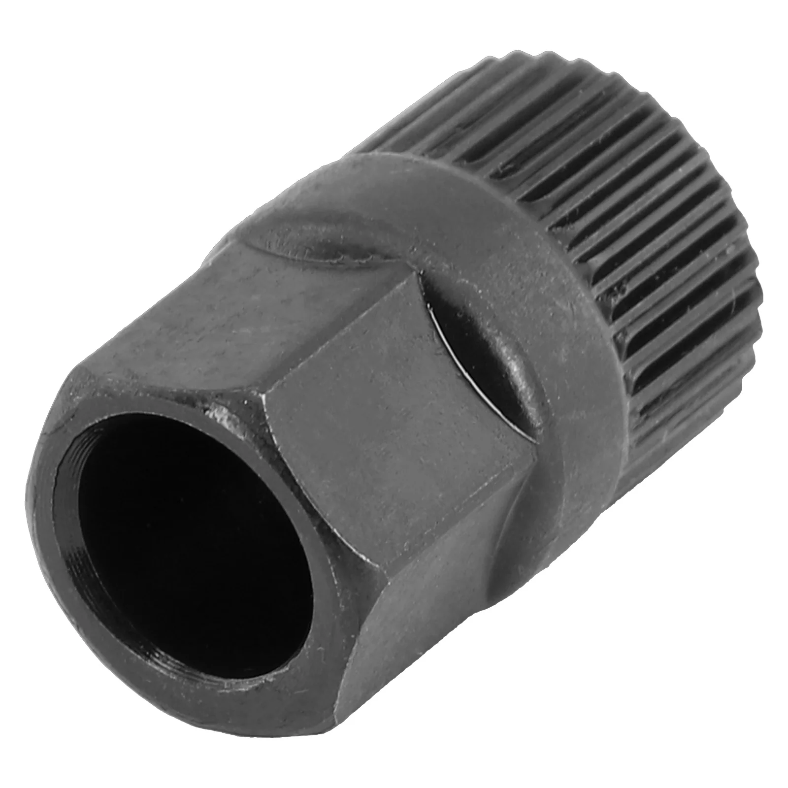 

1PC Alternator 33 Tooth Clutch Wheel Pulley Removal Tool For V-belt Pulley Remover Black Car Accessories