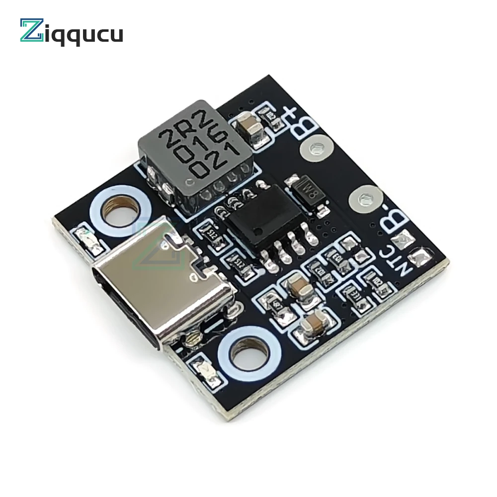 Carte d\'alimentation de charge de batterie au lithium, décharge de charge intégrée, protection de charge élévatrice, type C, technologie 18650, 5V