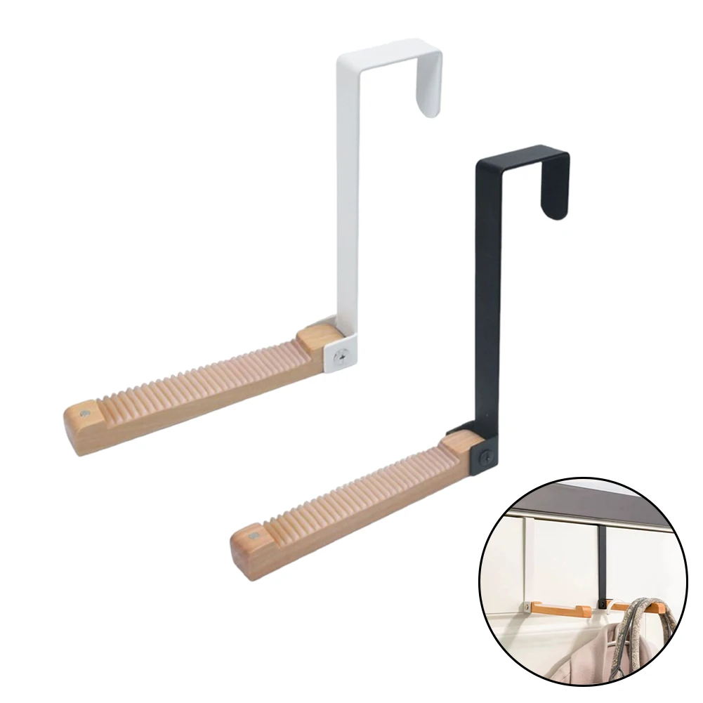 Pull Out Clothing Rack Hook Holder Rail Extendable Trousers Hanger Suitable Wardrobe Depth Space Saving Closet Organizer