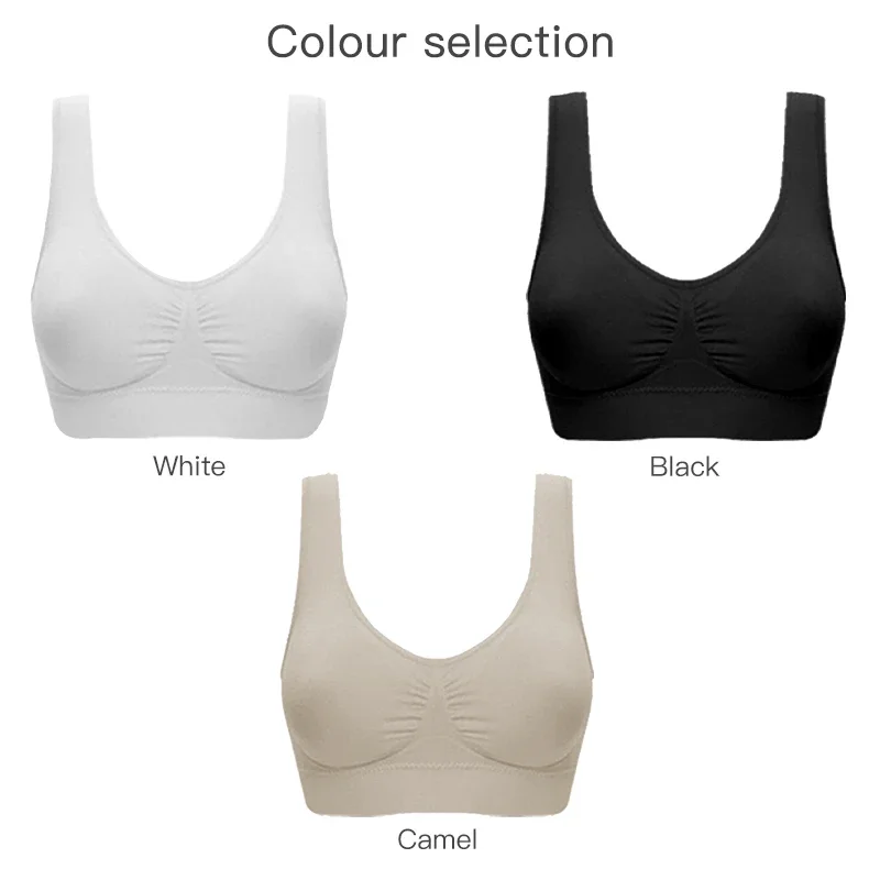 Women Breathable Sports Bra Fitness Top Push Up Sport Bra Fixed With Pad Yoga Bra Underwear Sport Tops For Running Vest Gym Wear