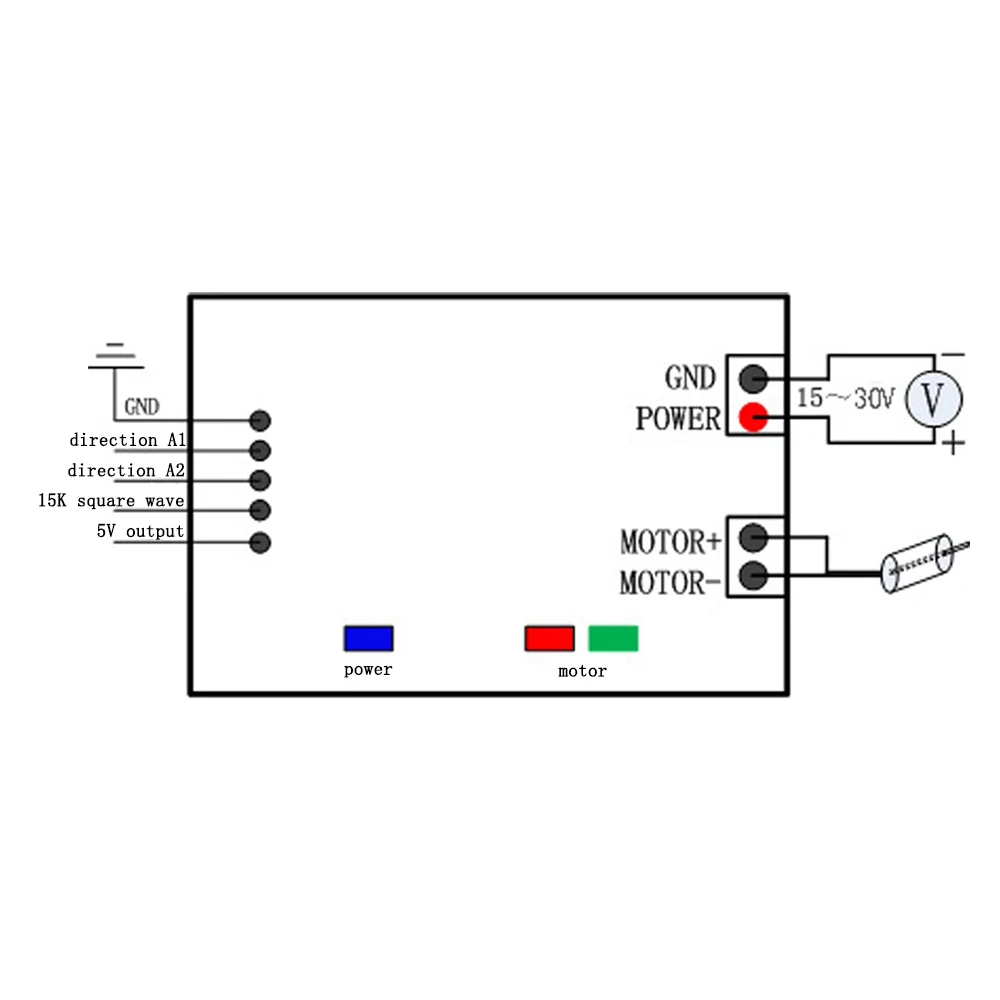 Imagem -06 - Motor Drive Module H-bridge Driver Tensão Larga Single-channel de Alta Potência Nmos Tube Drive Board 30a dc