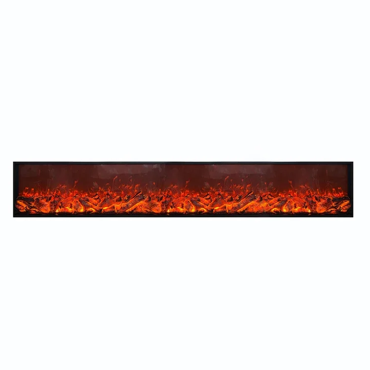 3 Sided Free Standing Heater Portable Electric Fireplace LED Flame Remote Control Adjustable Thermostat Metal Construction Hotel