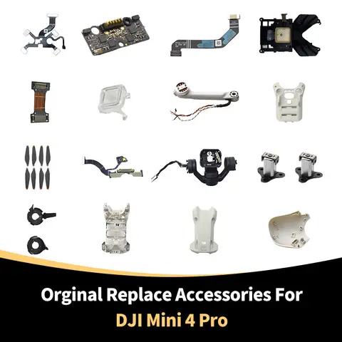 Original For Mini 4 Pro Drone Shell GPS ESC Flat Cable Arm Axis Shaft PTZ Camera Arm Motor Arm For Mini 4 Pro Repair Accessories