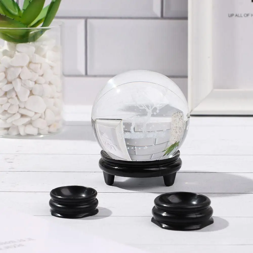 

Retro 1Pcs Home Decoration Photography Prop DIY Decorative Crafts Gift Display Holder Crystal Ball Stand Ball Base