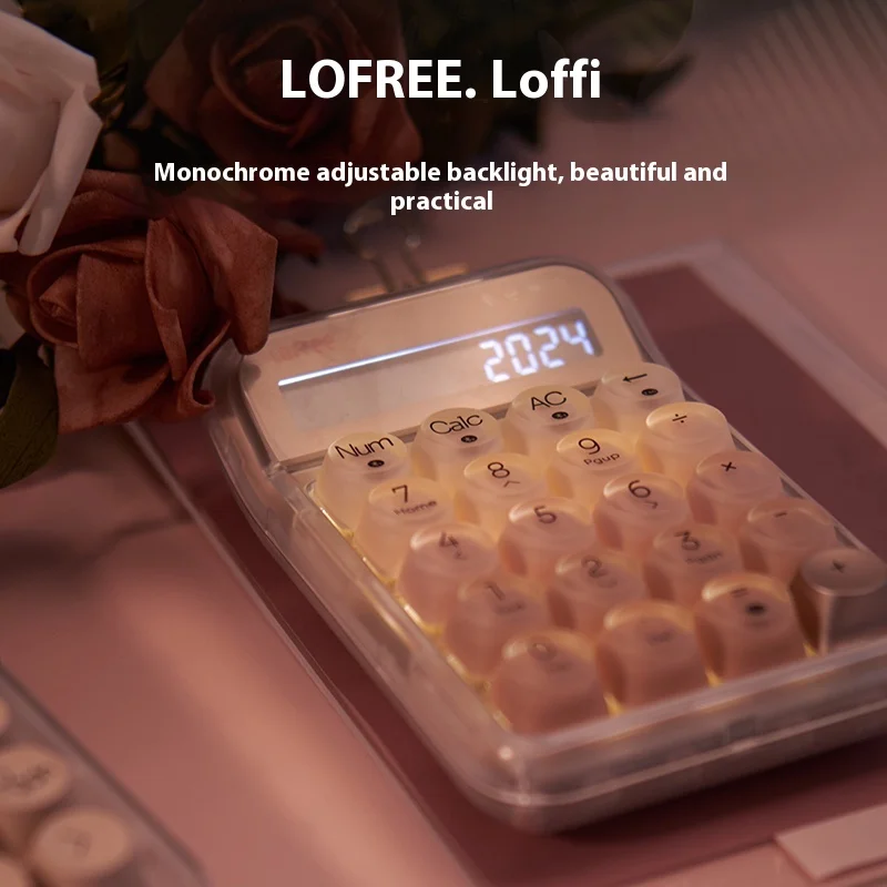 Lofree DOT Foundation clavier numérique mécanique sans fil Bluetooth filles élégantes calculatrice externe d'ordinateur haut de gamme