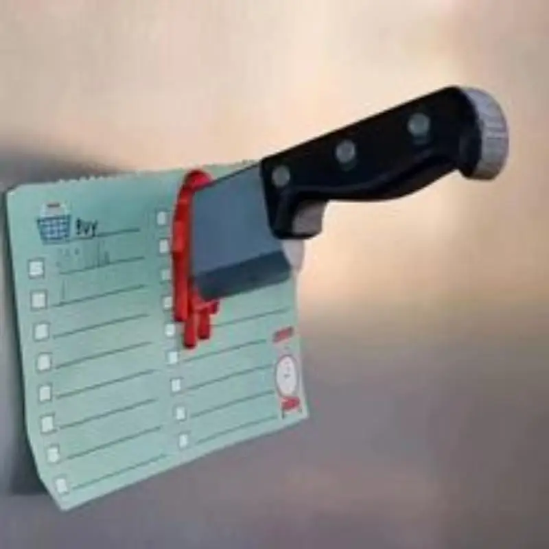 3D Creative Funny Knife Magnetic Fridge Stickers Novelty Funny Axe Tool Fridge Magnet Attractive Home Kitchen Decoration Gift