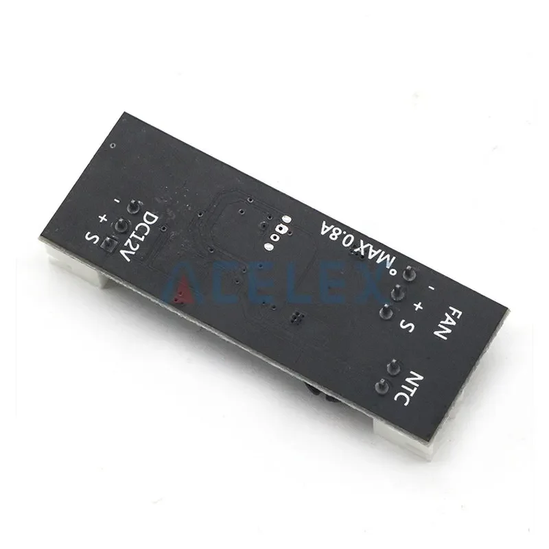 12V 0.8A DC PWM 2-3 Single Wire Fan Temperature Control Speed Controller Chassis Computer Noise Reduction Module NTC B50K 3950