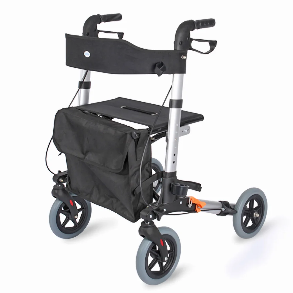 aluminum lightweight rollator walker with seat