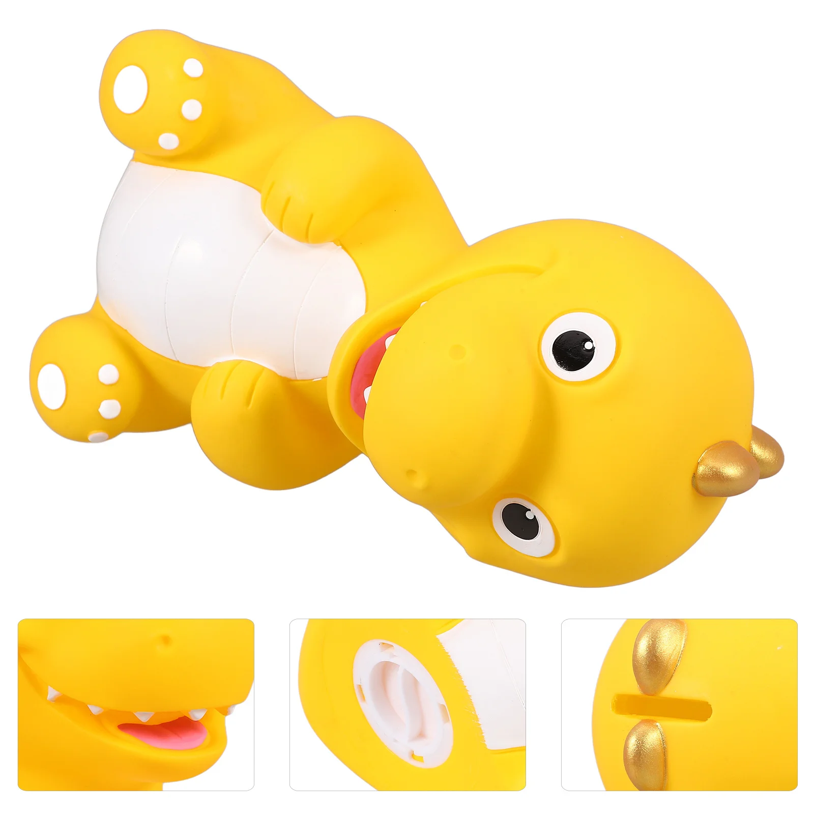 

Dinosaur Savings Bank Vinyl Dinosaur Shaped Piggy Bank Cartoon Money Box for Kids Girls Boys Desktop Coin Holder Adornment