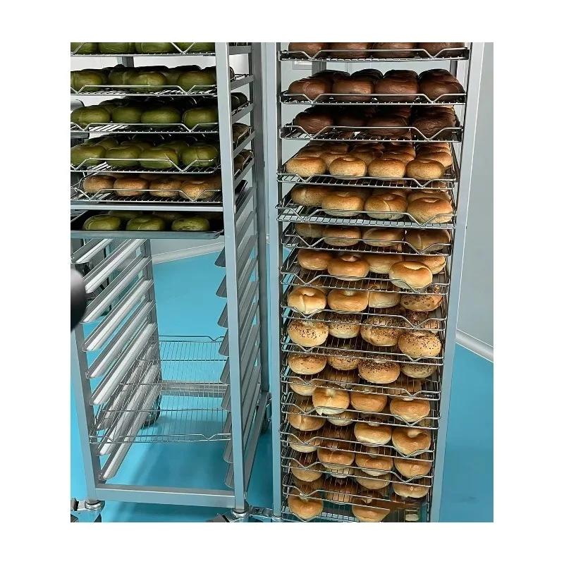 Commercial 20 Tray Rack Cooling Rack Bread Cakes Baking Sheets Racks Oven Baking Trolley Food Cart Tray Trolley