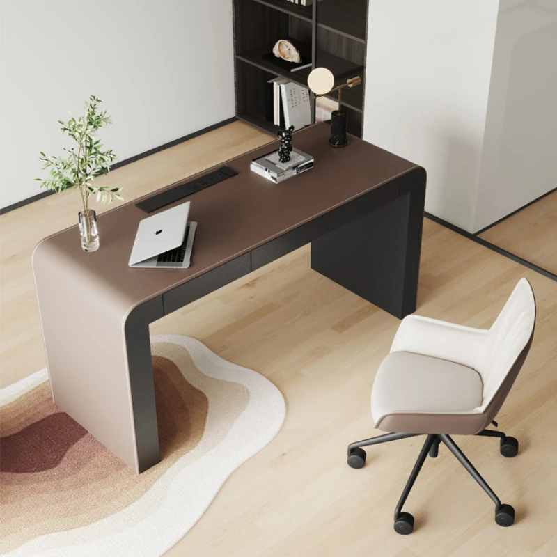 Wide Standing Computer Desks Home Office Executive Wooden Computer Desks Study Laptop Escritorios De Ordenador Modern Furniture