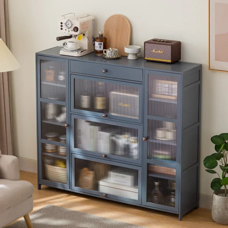 Floor-to-ceiling bookcase for home use, modern simplicity, dustproof with door, simple floor-to-ceiling low cabinet, wall