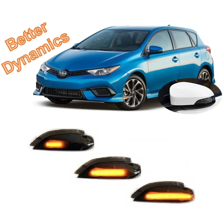 

Для Toyota Scion iM ZRE186 2015 2016 2017 2018, динамический светодиодный мигающий индикатор, зеркало, указатель поворота, лампа