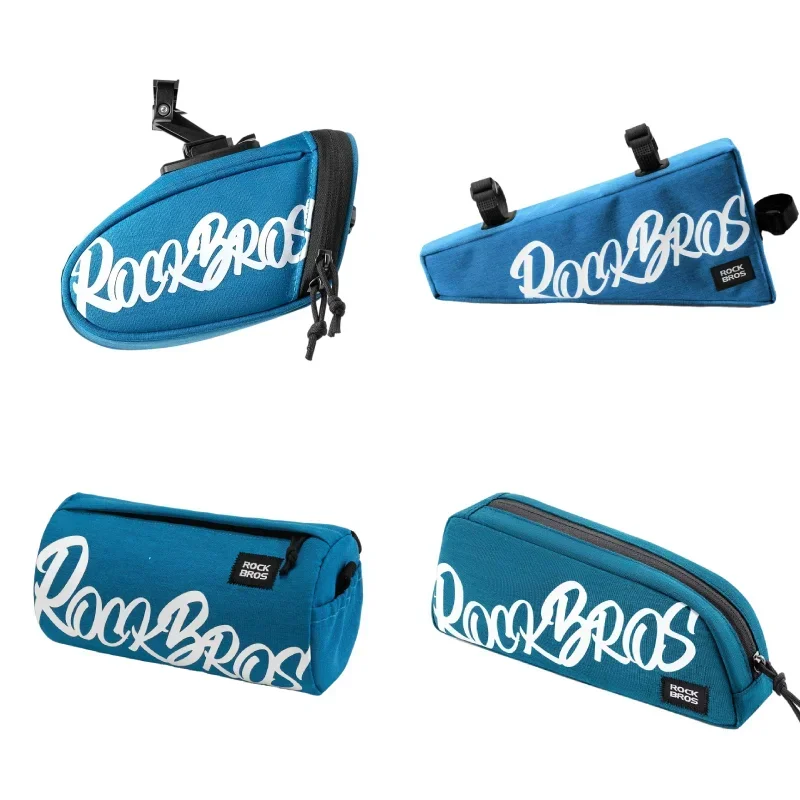

ROCKBROS Велосипедные сумки Комбинированные передние сумки из полиэстера Треугольная трубка Седельные сумки Велосипедные сумки для путешествий на большие расстояния 1/2/3/4 шт. Доступны комплект