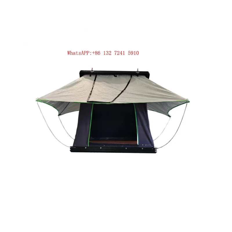 Hongsheng Products Aluminum Pop up Automatic Clamshell Camper Outdoor Roof Top Tent Ox Summer Tent One Bedroom