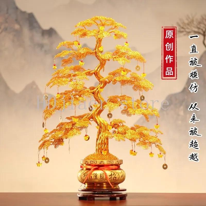 

Money tree handmade money tree crafts home decoration housewarming new home opening gift fortune ornaments