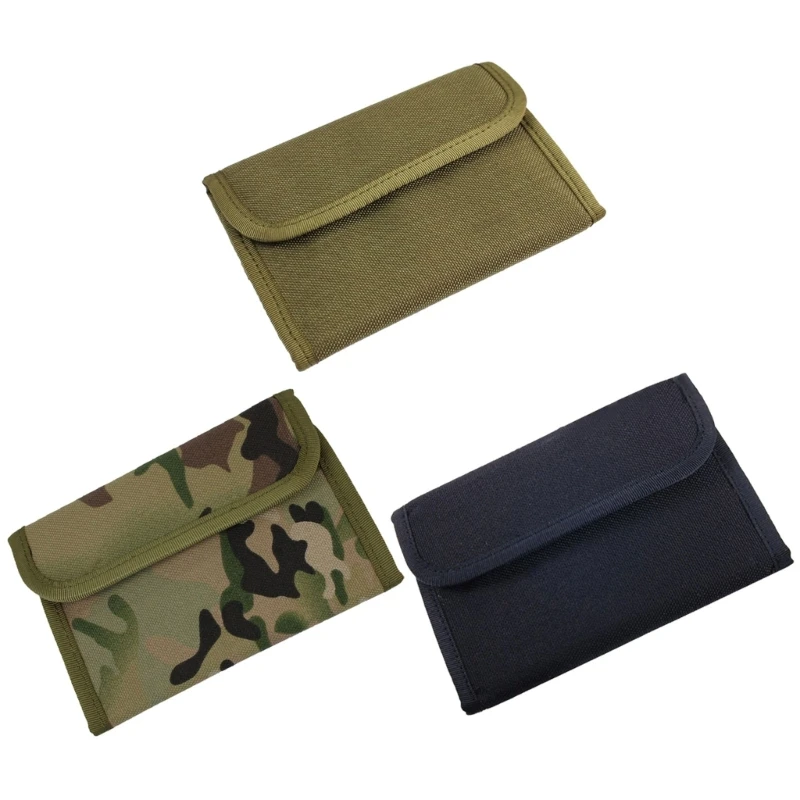 Portable Tactically Trifold Wallet Travel Coin Purse Card Holder Hunting Bag Lightweight Pocket Handbag Durable 24BD